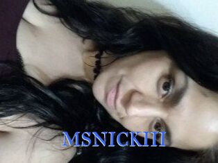 MSNICKIII