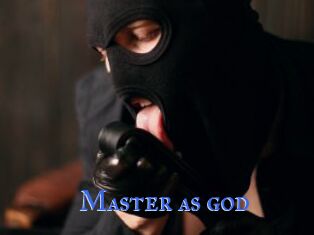 Master_as_god